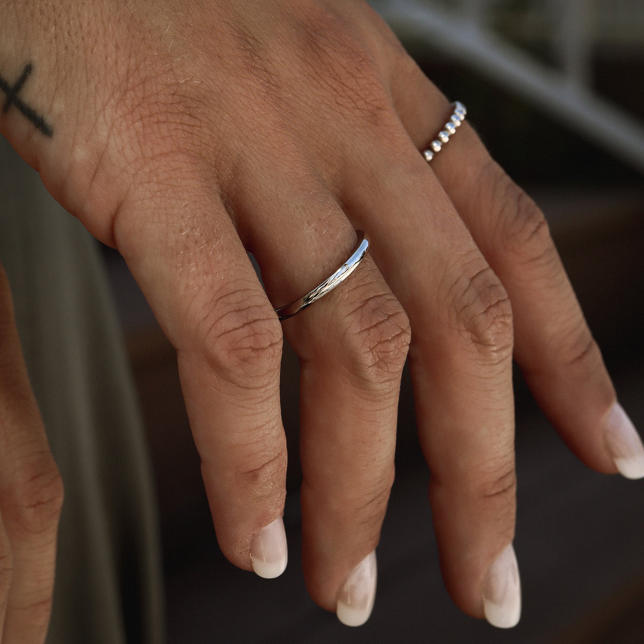 Highly Polished Rounded Stainless Steel Blank Ring 2mm - 6mm