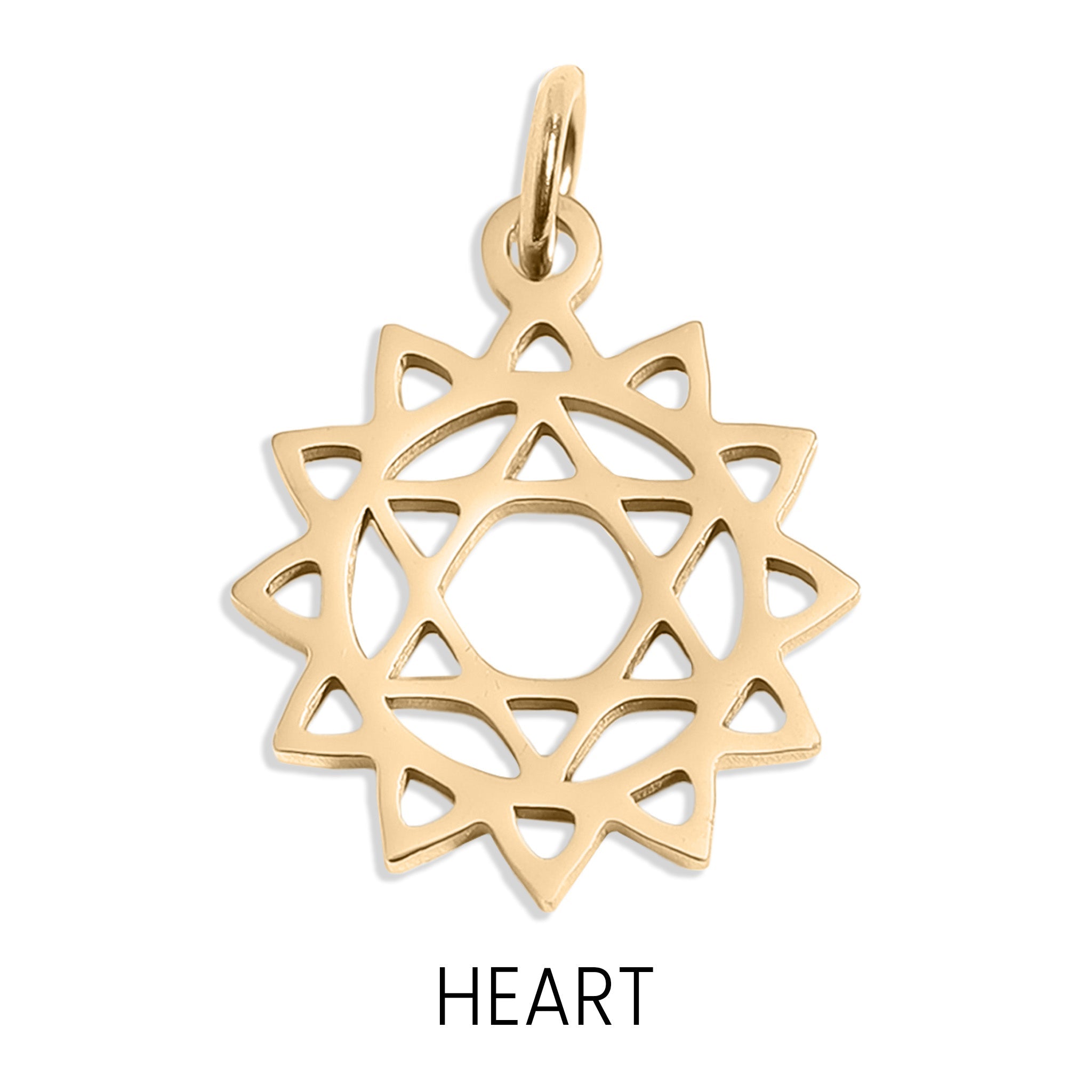 18K Gold PVD Stainless Steel Chakra Charms