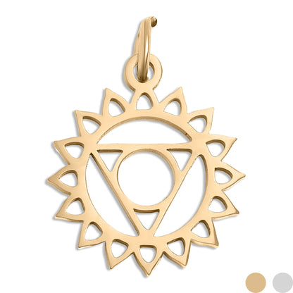 18K Gold PVD Stainless Steel Chakra Charms