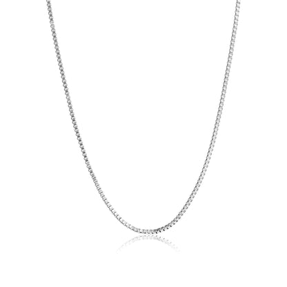 18K Gold PVD Stainless Steel 1.5mm Box Chain Necklace