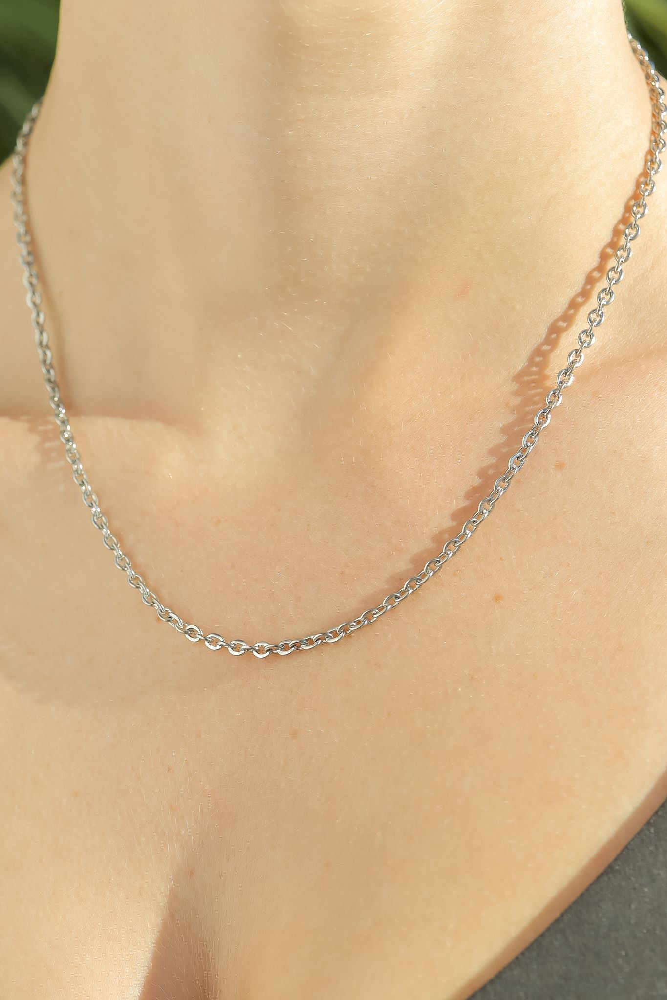 Stainless Steel Flat Oval Loop Chain