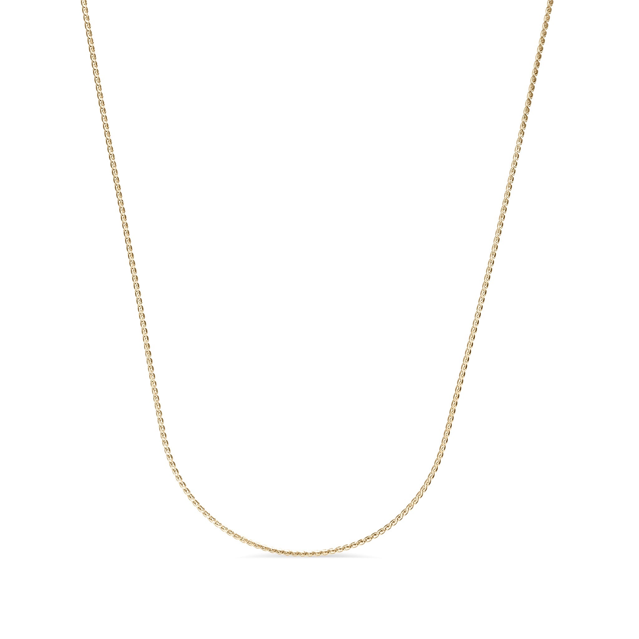 18K Gold PVD Stainless Steel Serpentine Chain Necklace