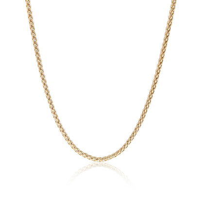 Stainless Steel Wheat Chain Necklace