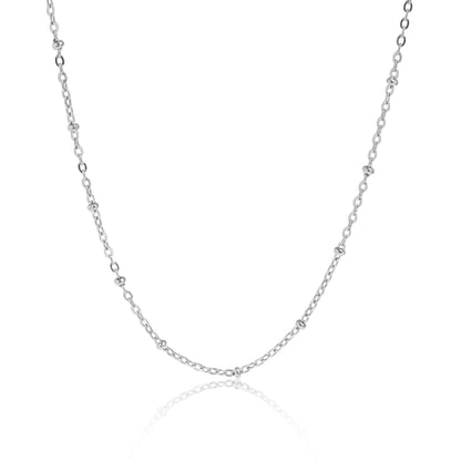 18K Gold PVD Stainless Steel Satellite Chain Necklace