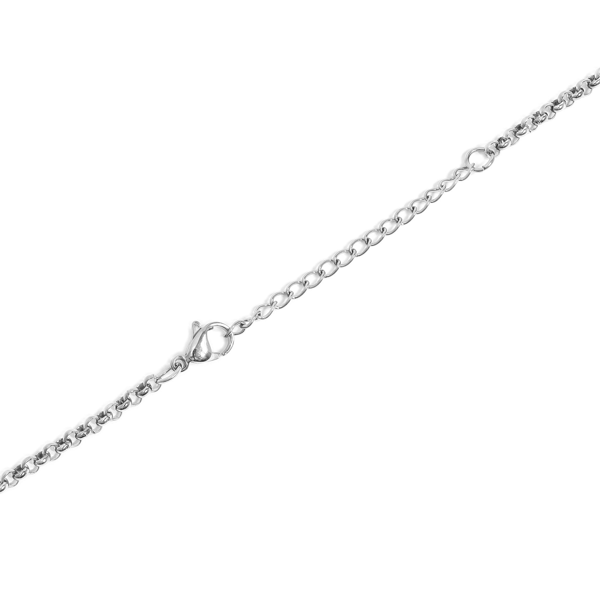 18K Gold PVD Stainless Steel Blank Heart Hidden Message Necklace