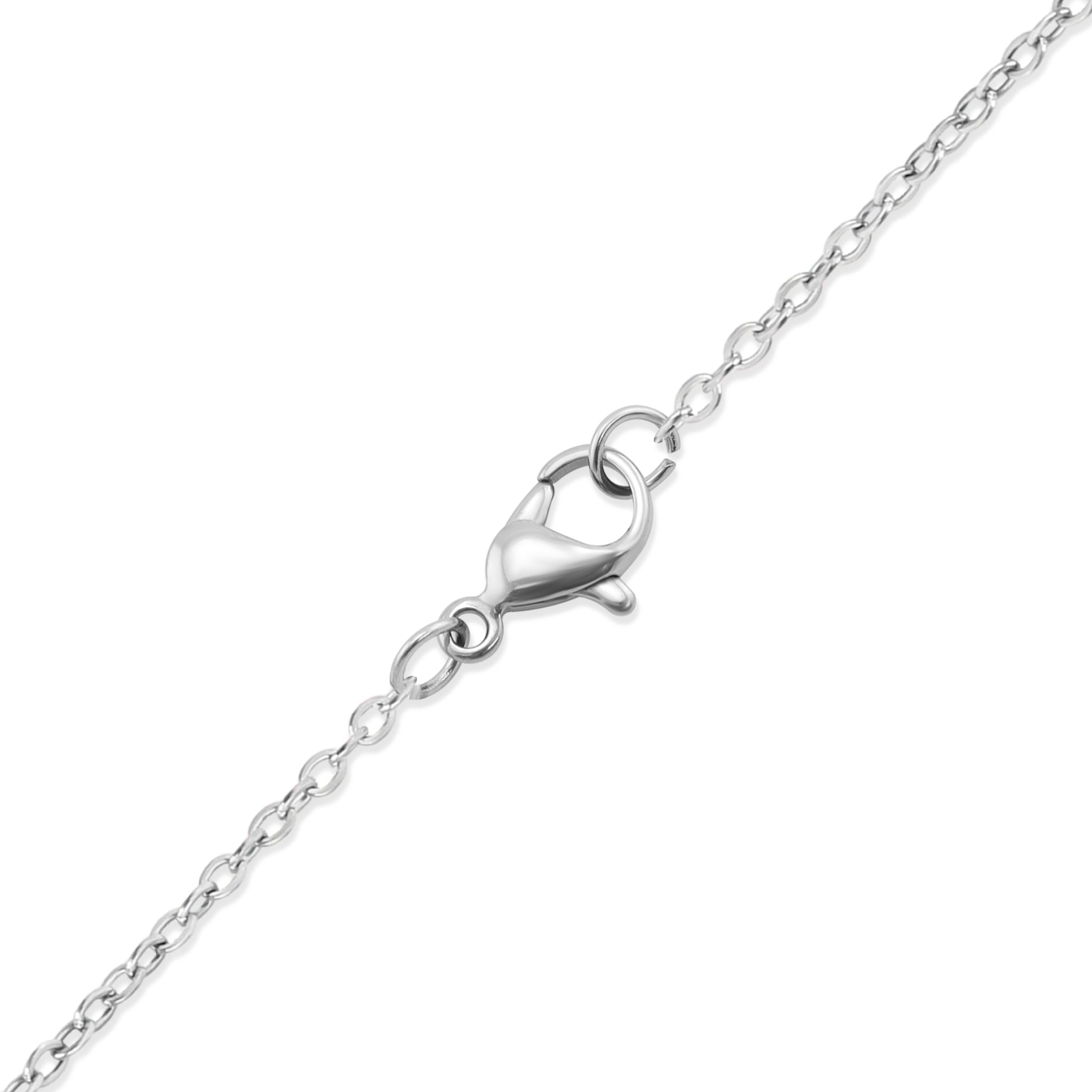 18K Gold PVD Stainless Steel Blank Bar Necklace