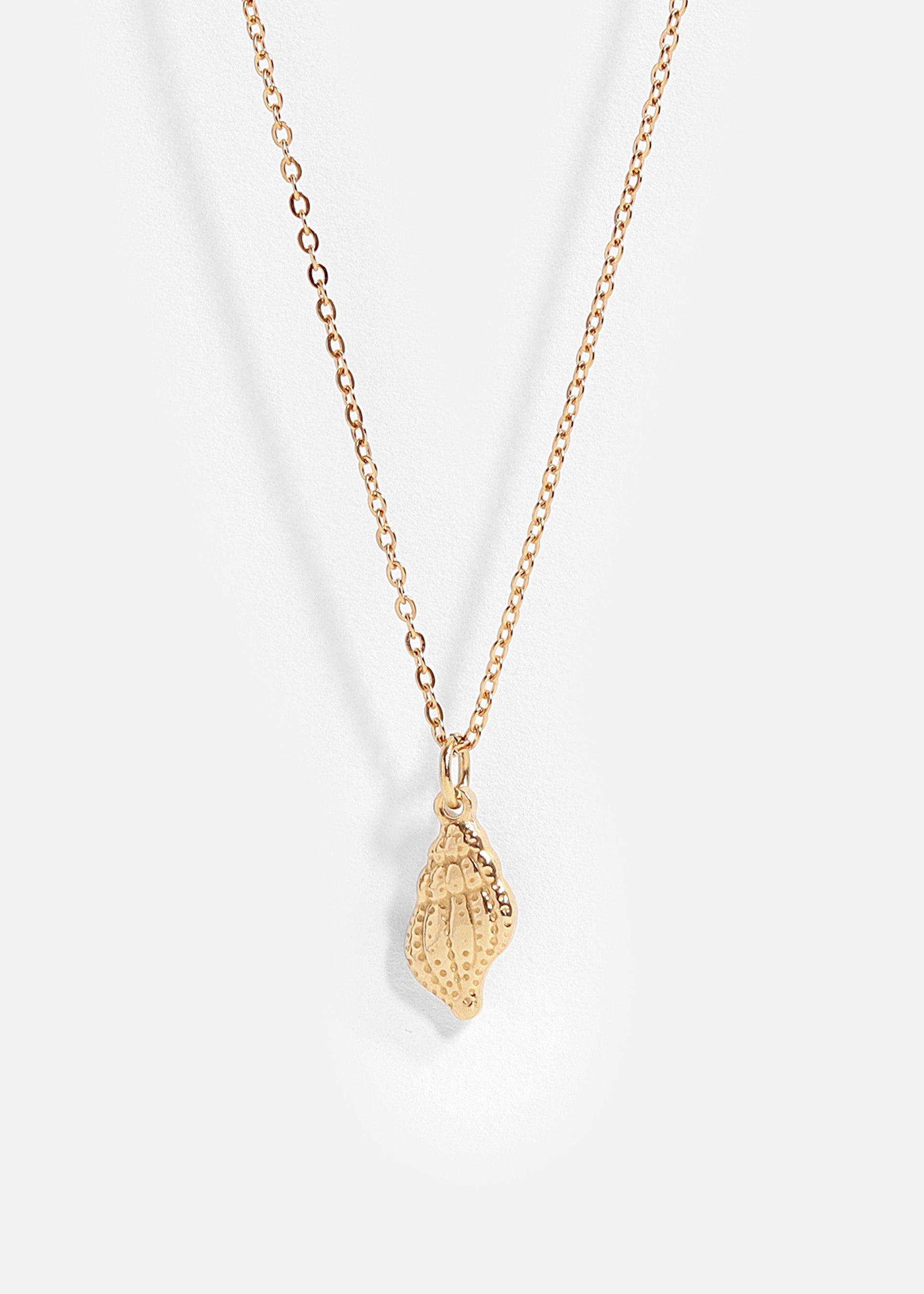 18K Gold PVD Stainless Steel Conch Seashell Charm