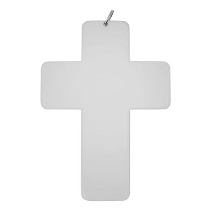 Stainless Steel Blank Cross Ornament