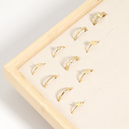 100 Unit Slotted Ring Jewelry Display