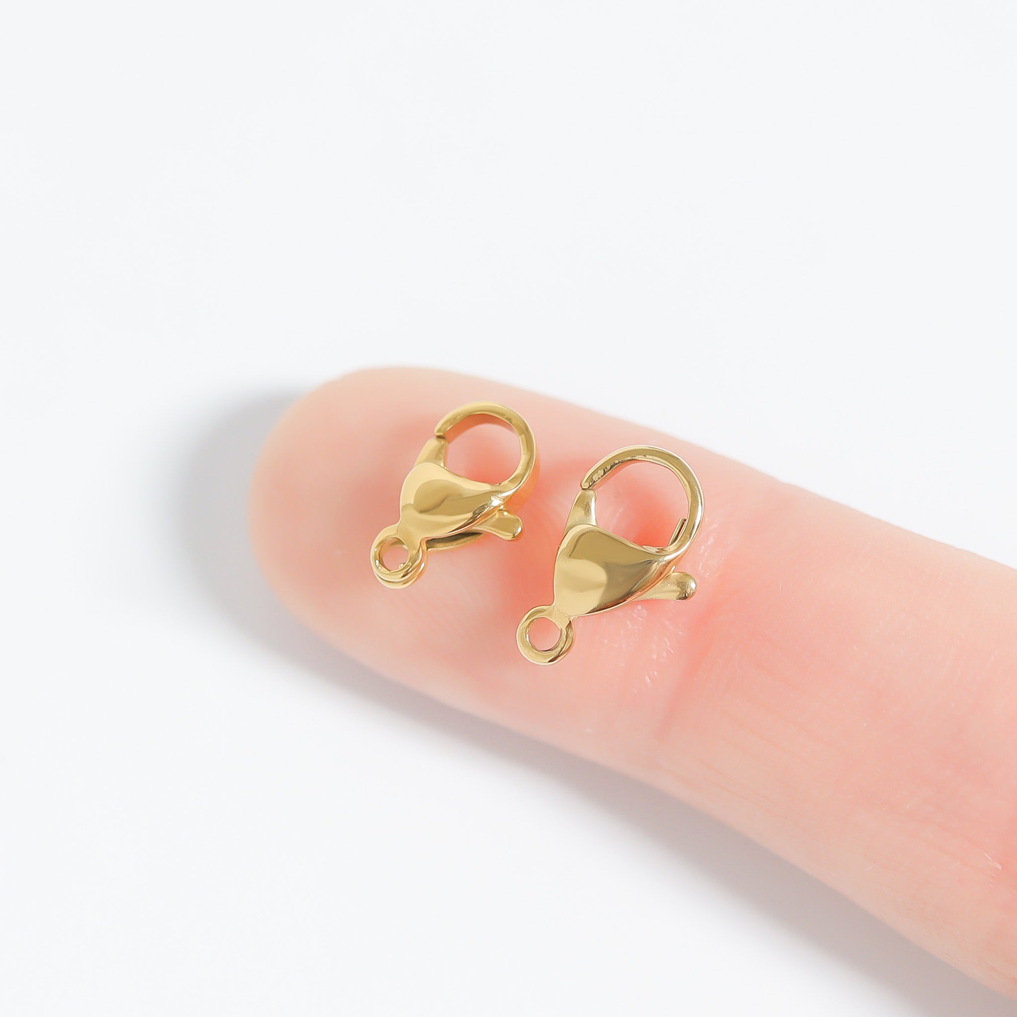 18K Gold PVD Stainless Steel Lobster Clasps