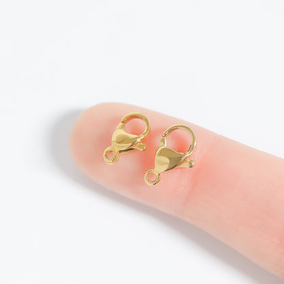 18K Gold PVD Stainless Steel Lobster Clasps