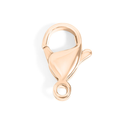18K Rose Gold PVD Stainless Steel Lobster Clasp