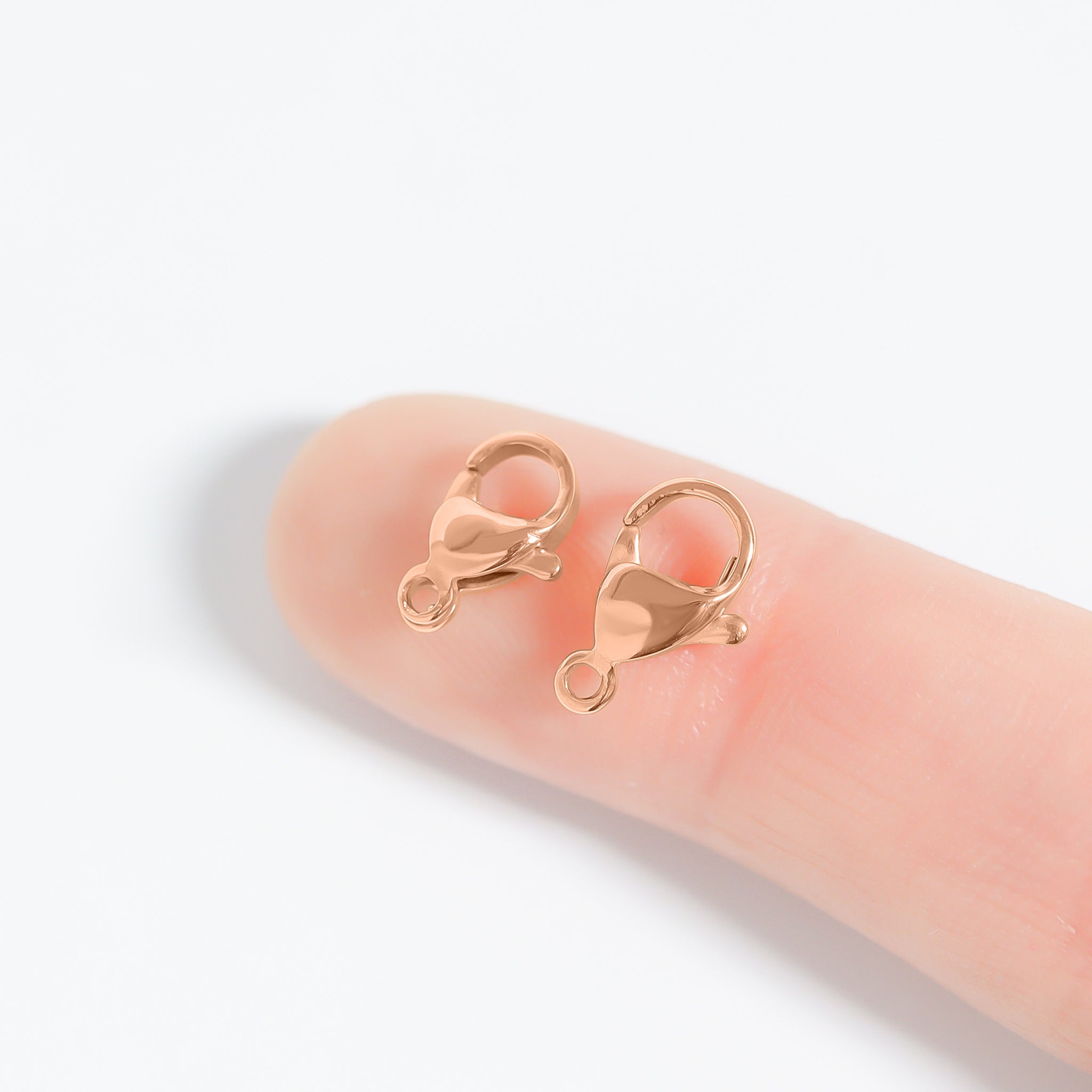 18K Rose Gold PVD Stainless Steel Lobster Clasp