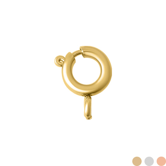 18K Gold PVD Stainless Steel Spring Clasp