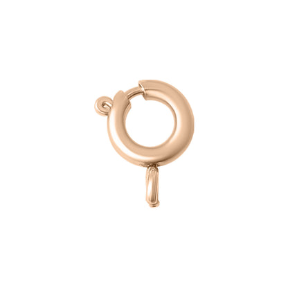 18K Gold PVD Stainless Steel Spring Clasp
