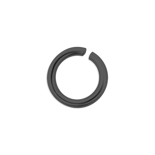 100 Pack Stainless Steel Black Open Jump Rings