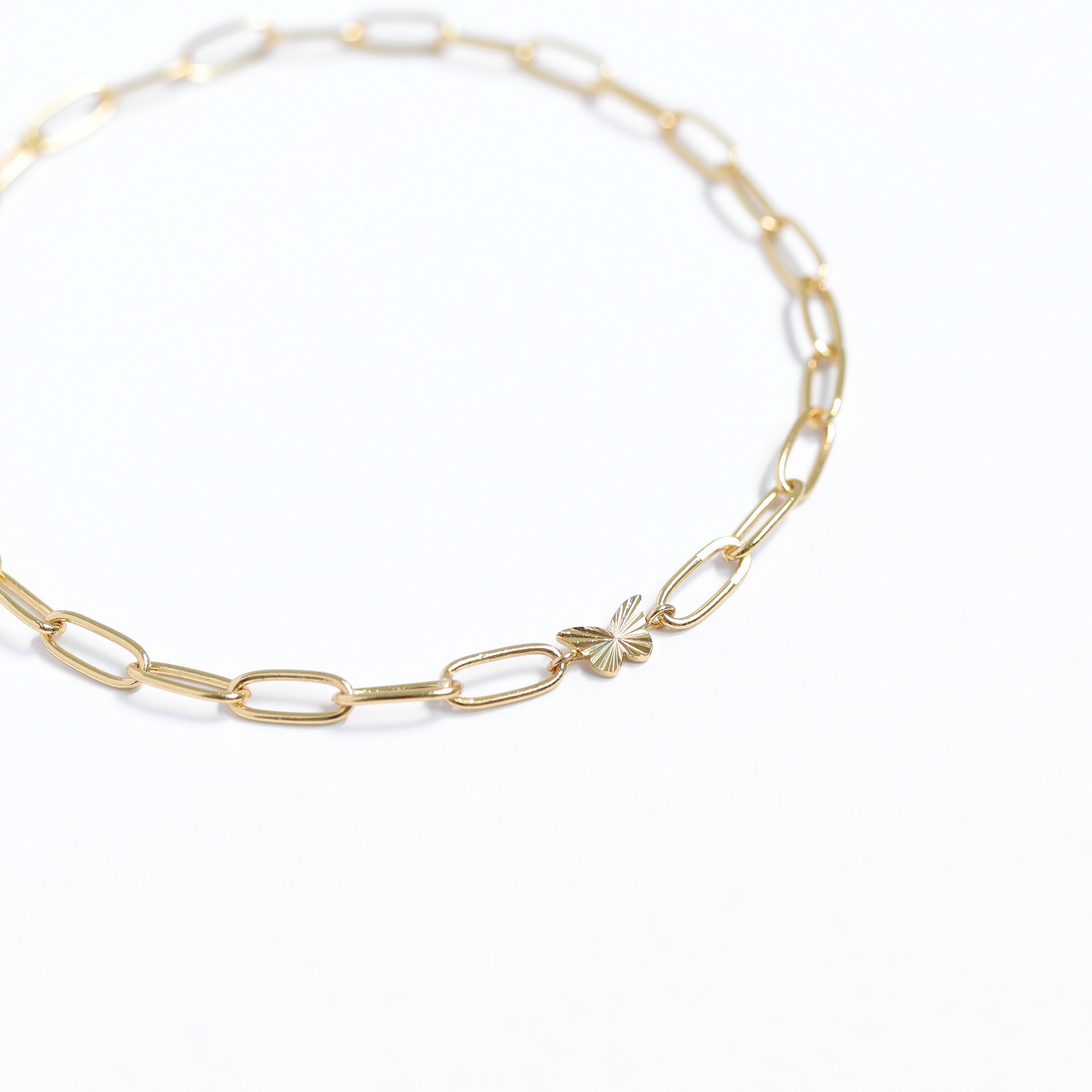 2.0 mm Paperclip 14K Gold Plated .925 Sterling Silver Permanent Jewelry Chain - By the Foot