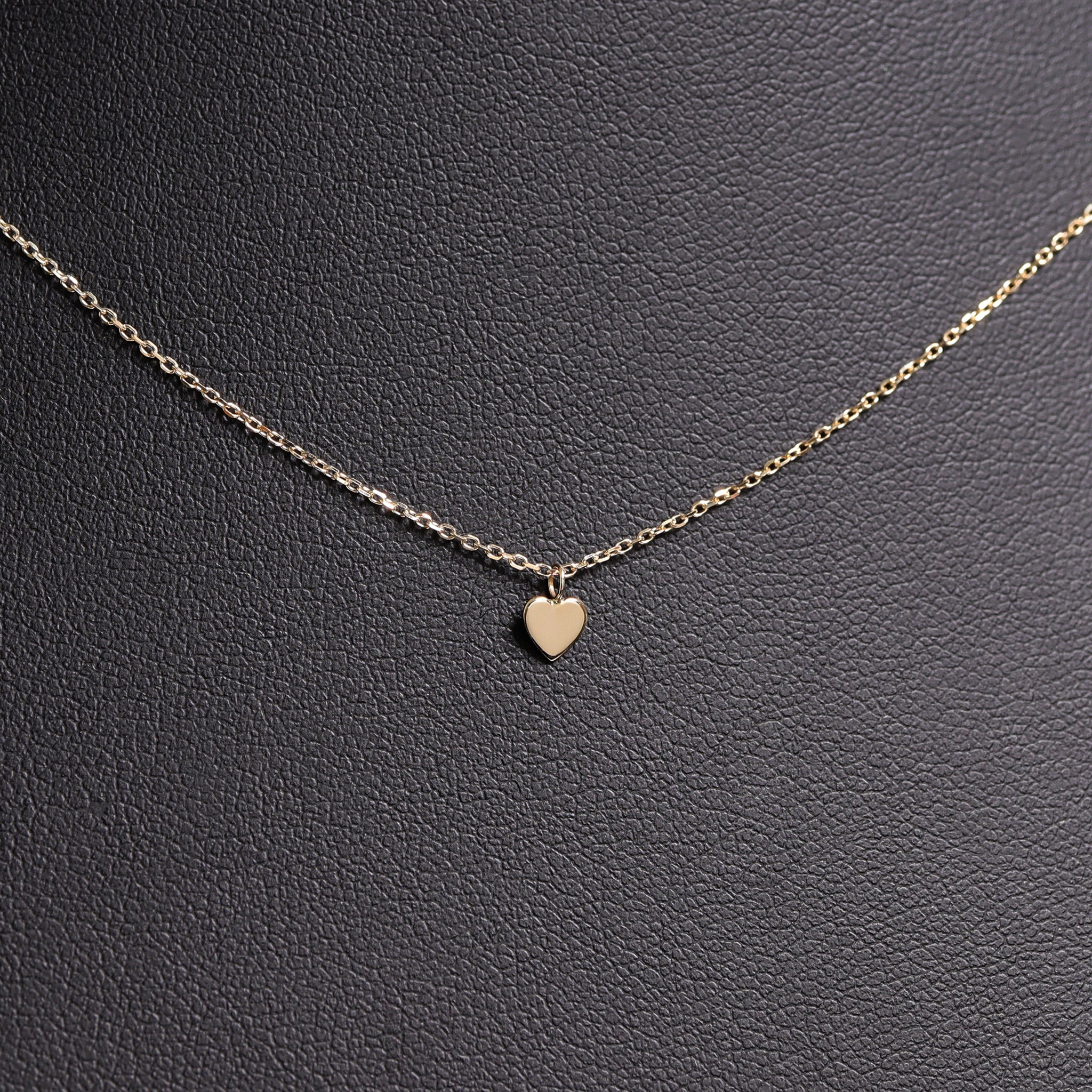 Permanent Jewelry 14K Solid Gold Heart Charm