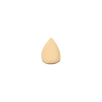 18K PVD Coated Stainless Steel Mini Teardrop Bead Pendant