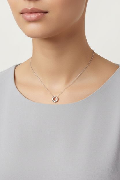 Stainless Steel Circle Pendant