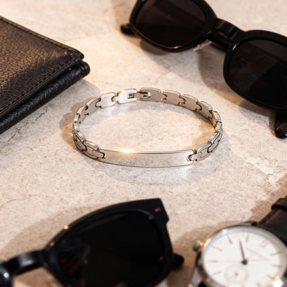 Stainless Steel Men's Blank Bracelet