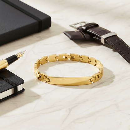 Stainless Steel Men's Blank Bracelet