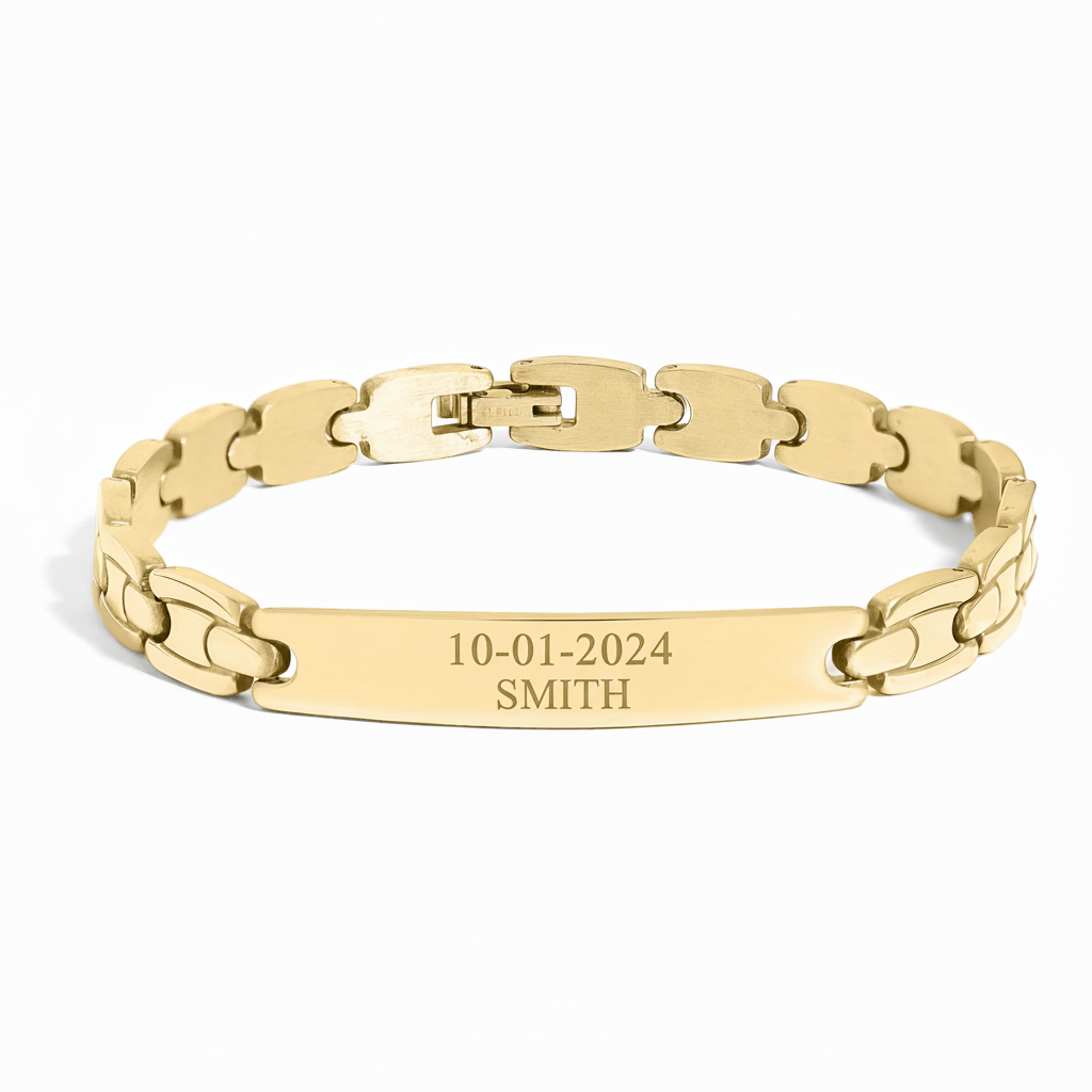 Stainless Steel Men's Blank Bracelet
