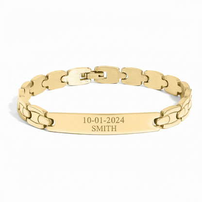Stainless Steel Men's Blank Bracelet