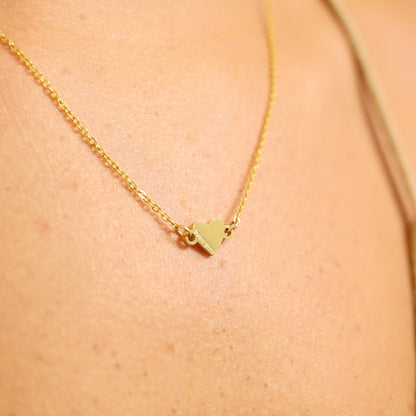 18K Gold PVD Stainless Steel Loop Connector Chain Necklace