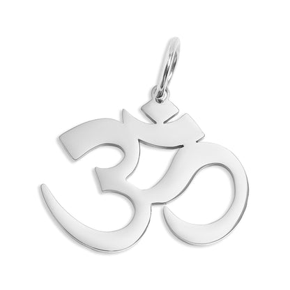18K Gold PVD Stainless Steel Om Pendant