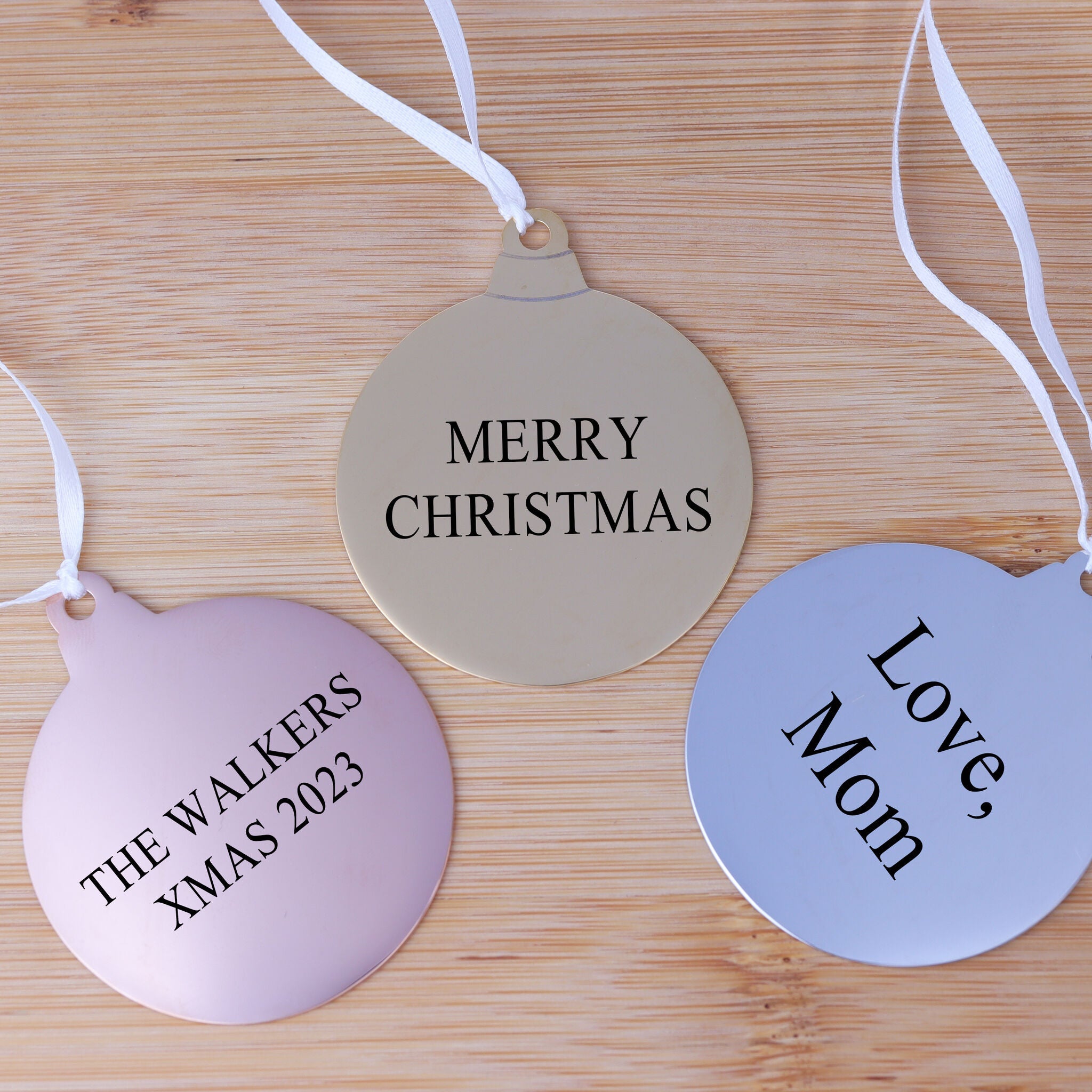 Stainless Steel Blank Christmas Bauble Globe Blank Ornament