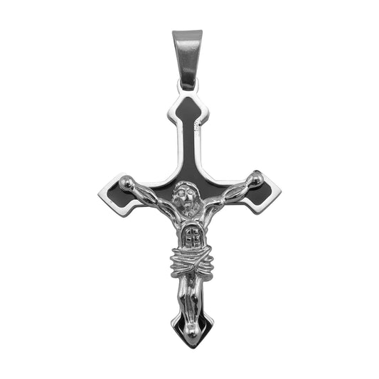 Crucifix Cross Stainless Steel Pendant