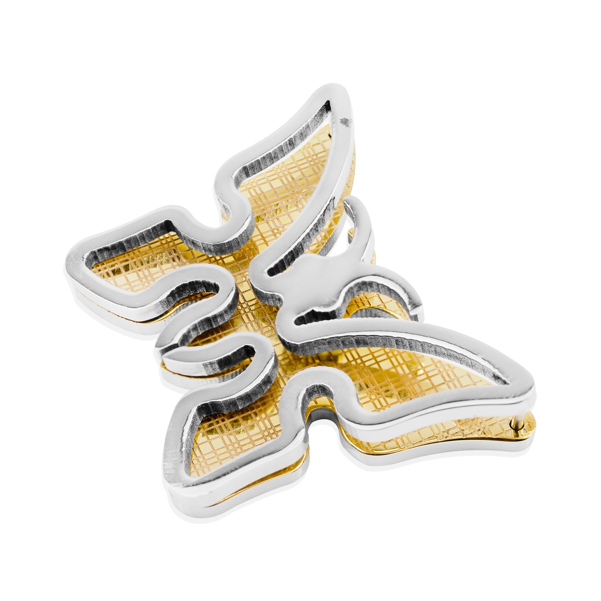Gold Butterfly Stainless Steel Pendant