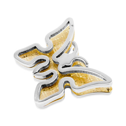 Gold Butterfly Stainless Steel Pendant