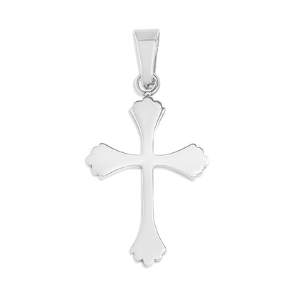 Stainless Steel Blank Cross Pendant