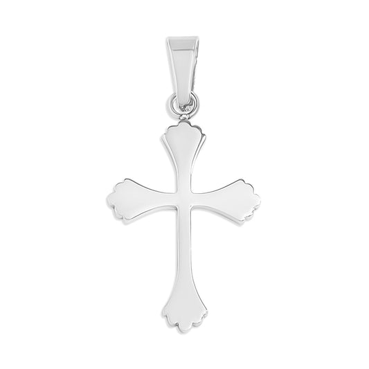 Stainless Steel Blank Cross Pendant