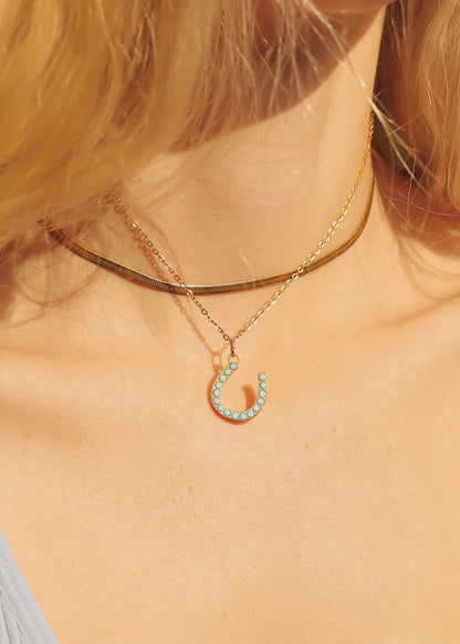 18K Gold PVD Stainless Steel Western Charm Set
