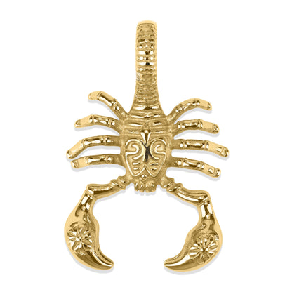 18K PVD Coated Stainless Steel Large Scorpion Pendant