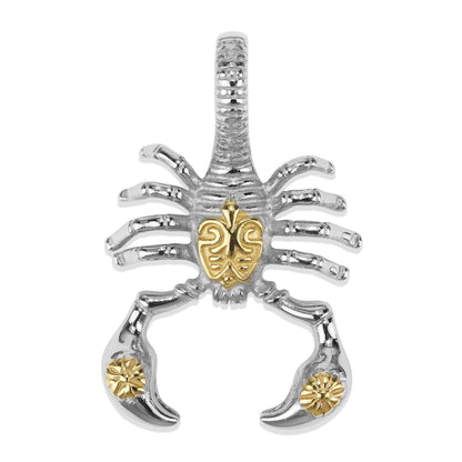 18K PVD Coated Stainless Steel Large Scorpion Pendant