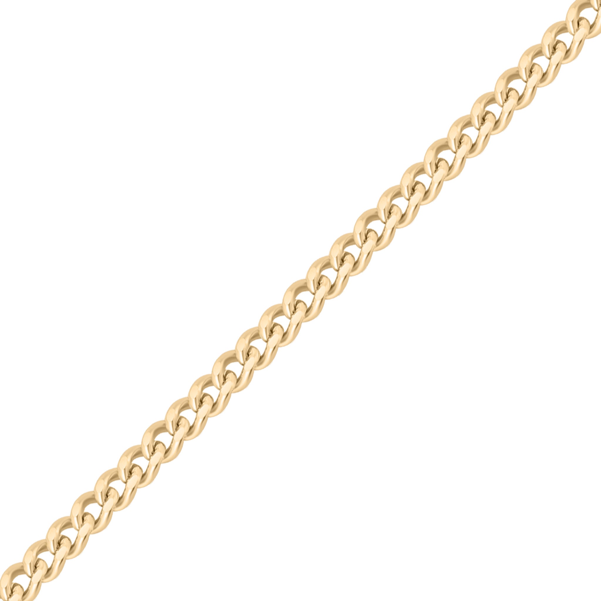 1.2mm Diamond Cut Curb 14K Gold Plated .925 Sterling Silver Permanent Jewelry Chain - By the Foot