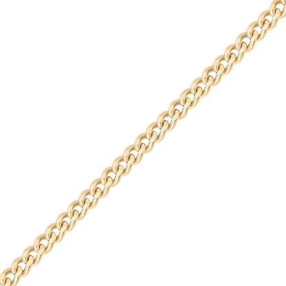 1.2mm Diamond Cut Curb 14K Gold Plated .925 Sterling Silver Permanent Jewelry Chain - By the Foot