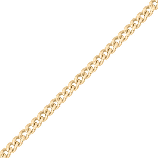 1.2mm Diamond Cut Curb 14K Gold Plated .925 Sterling Silver Permanent Jewelry Chain - By the Foot