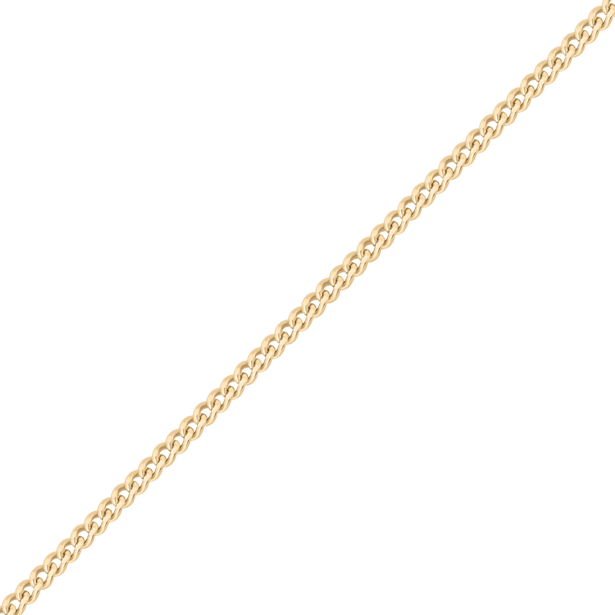 0.9mm Fine Diamond Cut Curb 14K Gold Plated .925 Sterling Silver Permanent Jewelry Chain - By the Foot