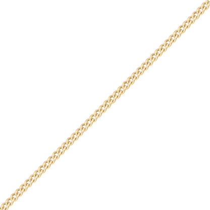 0.9mm Fine Diamond Cut Curb 14K Gold Plated .925 Sterling Silver Permanent Jewelry Chain - By the Foot