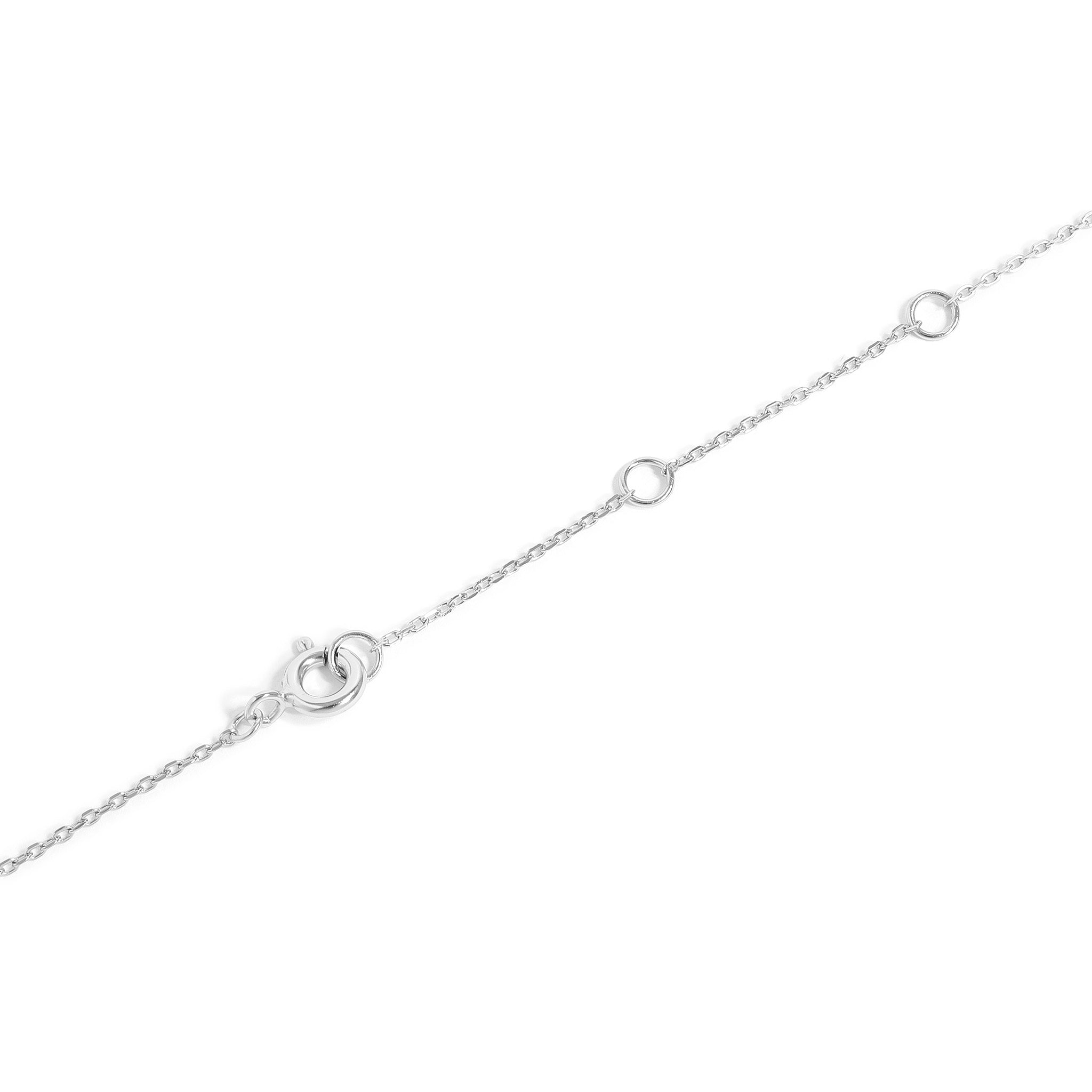 14K Gold Plated Sterling Silver Semi Precious Compass Star Necklace