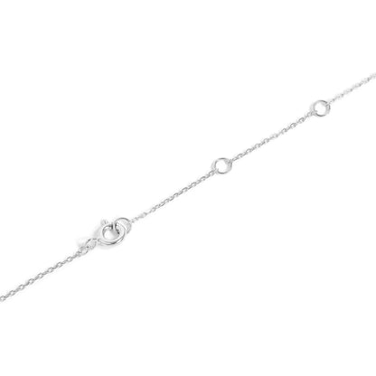 14K Gold Plated Sterling Silver Semi Precious Compass Star Necklace