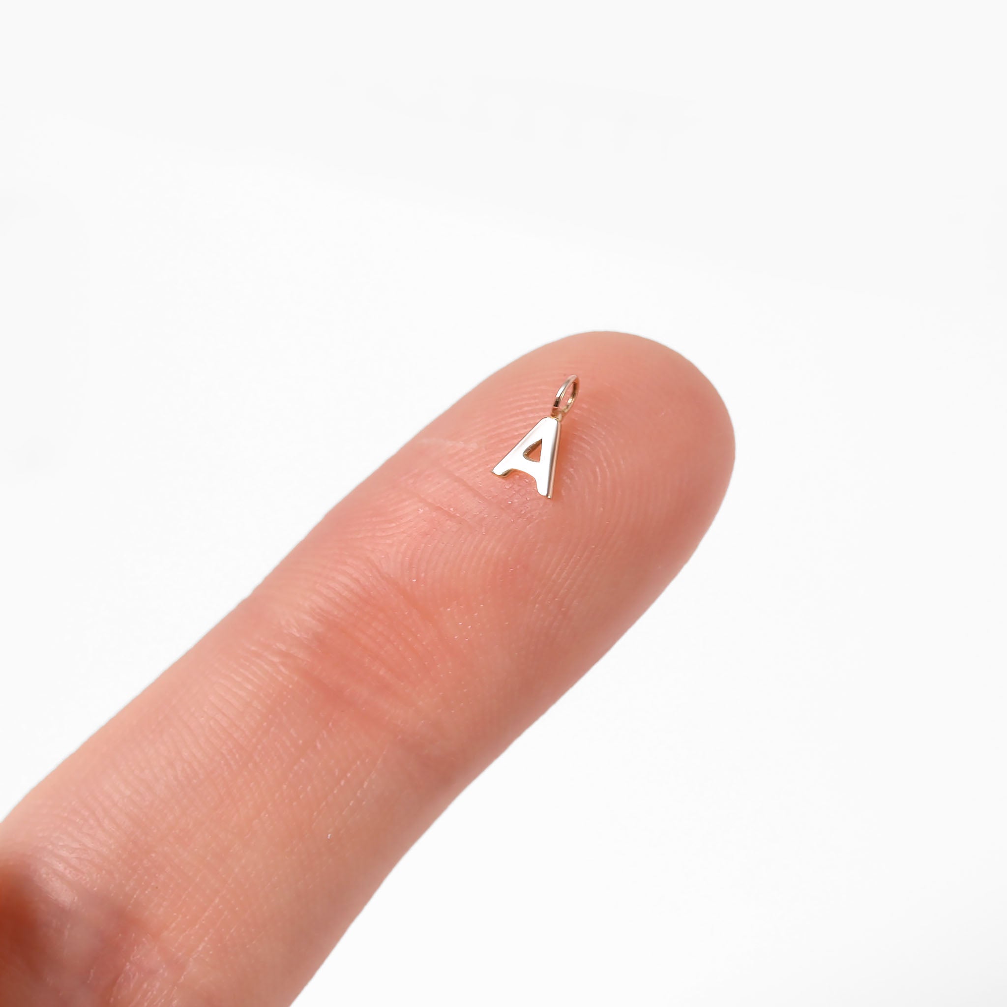 Permanent Jewelry 14K Solid Gold Initial Charms