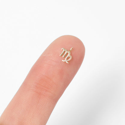 Permanent Jewelry 14K Solid Gold Zodiac Charms