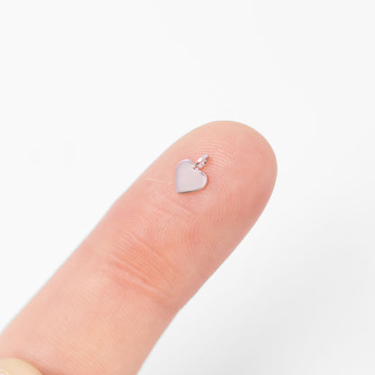 Permanent Jewelry .925 Sterling Silver Heart Charm