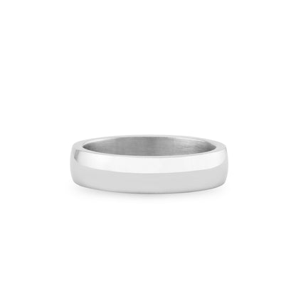 Polished Stainless Steel Blank Ring